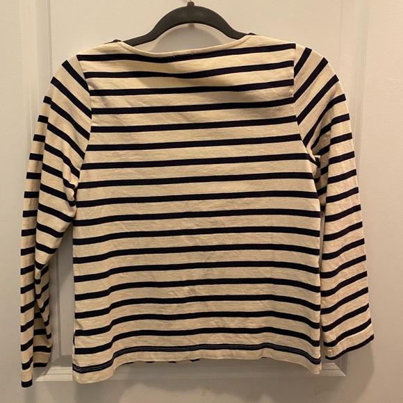 Striped Quarter Sleeve Top - Picture 3 of 3